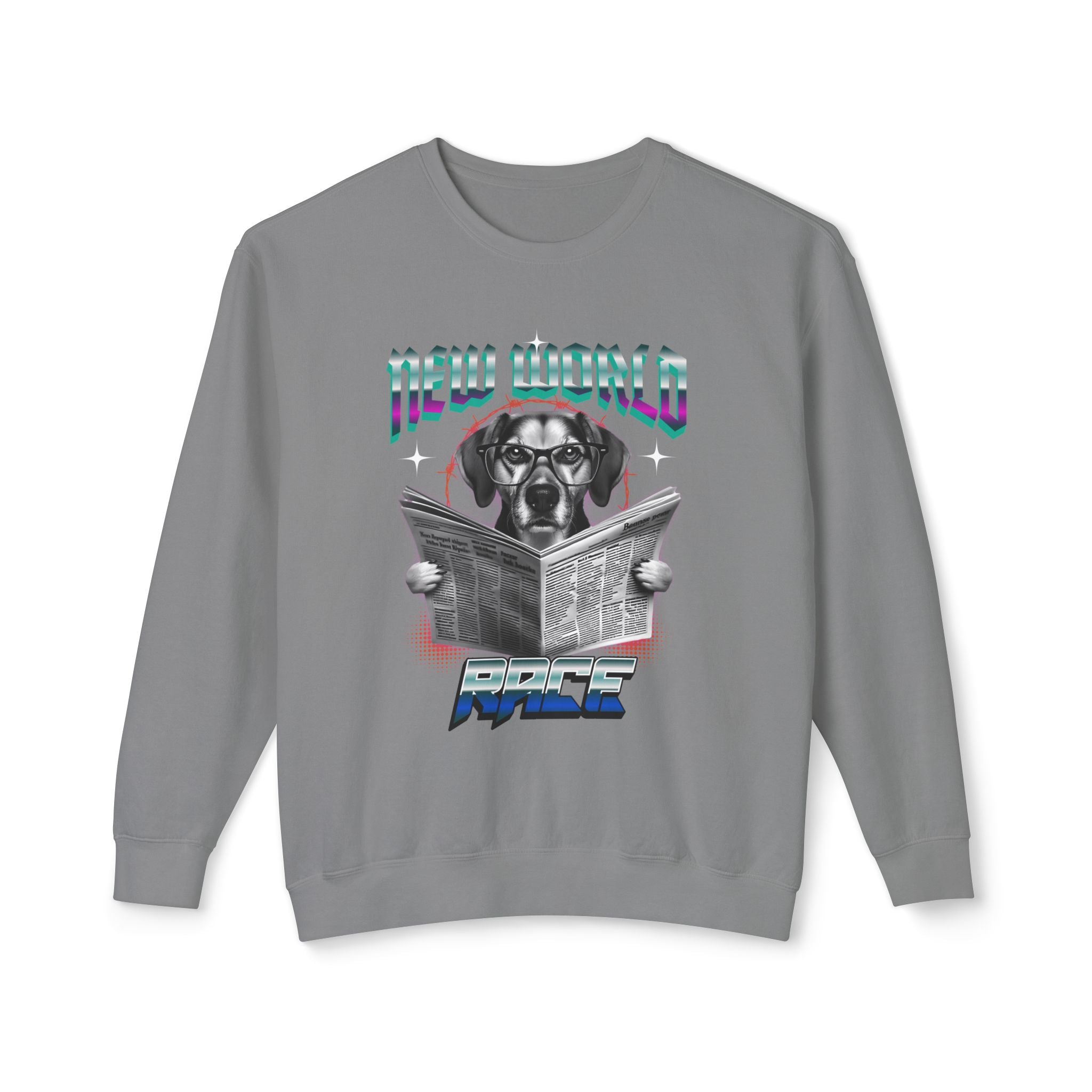 Pawdul Hot Design Lightweight Crewneck Sweatshirt — Cute Paw Print Graphic