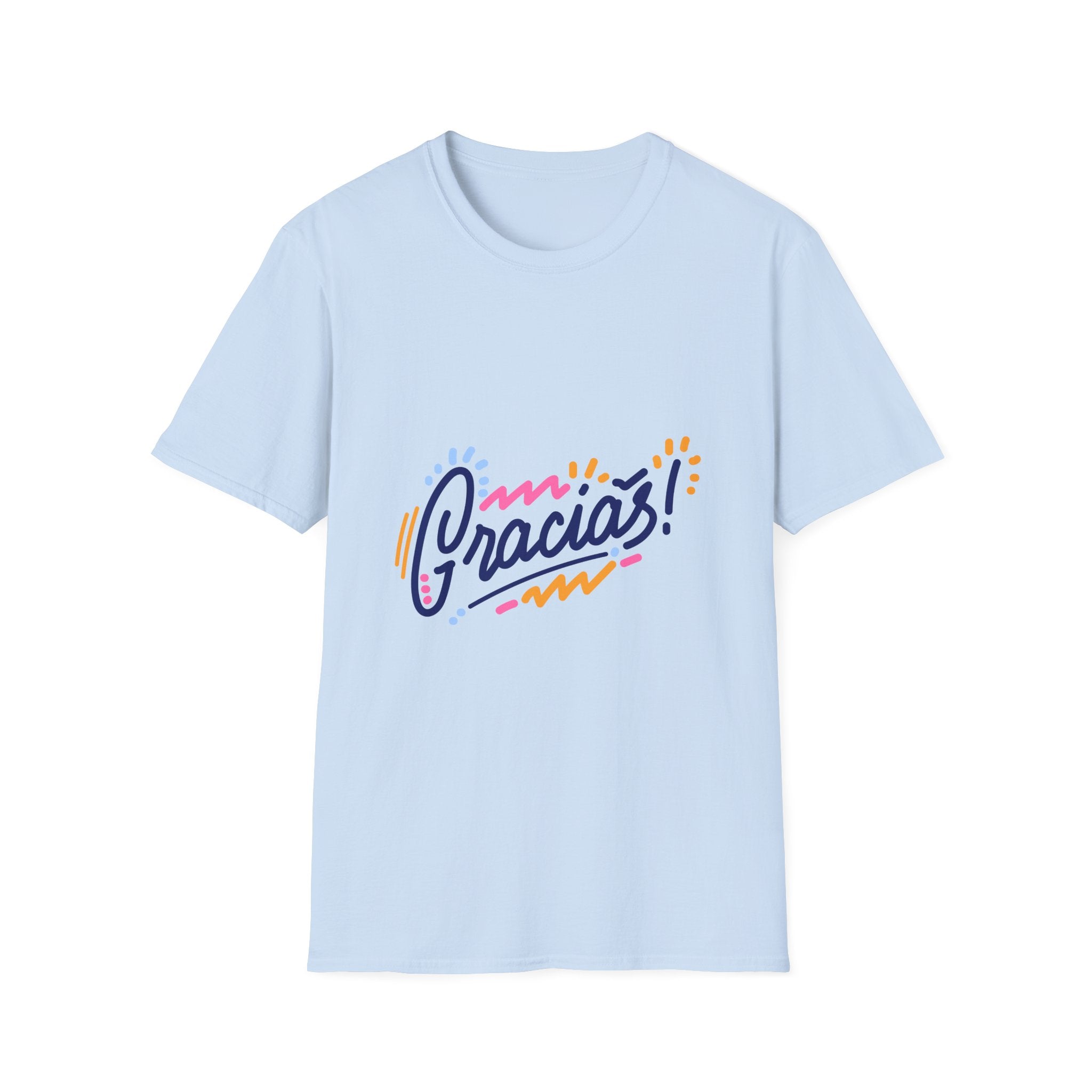 Gracias T-Shirt Colorful Handlettered Thank You Tee