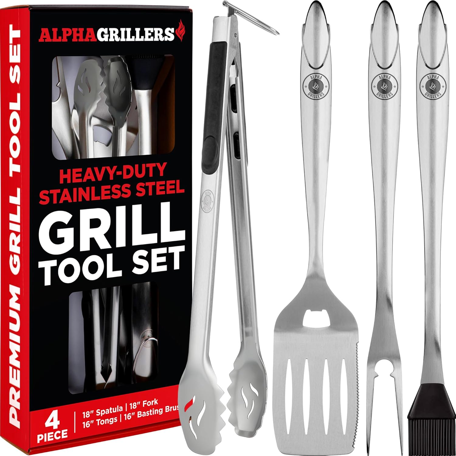Alpha Grillers Grilling Accessories - Grilling Gifts for Men - BBQ