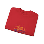 Thank You Crewneck Sweatshirt Retro Sunburst Gratitude Pullover