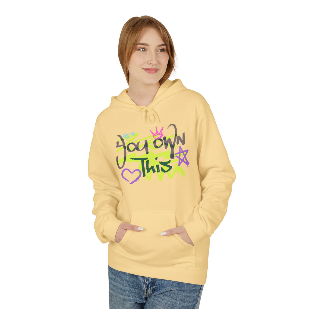 Hoodie — "You Down This" Graffiti Heart Star Streetwear Pullover