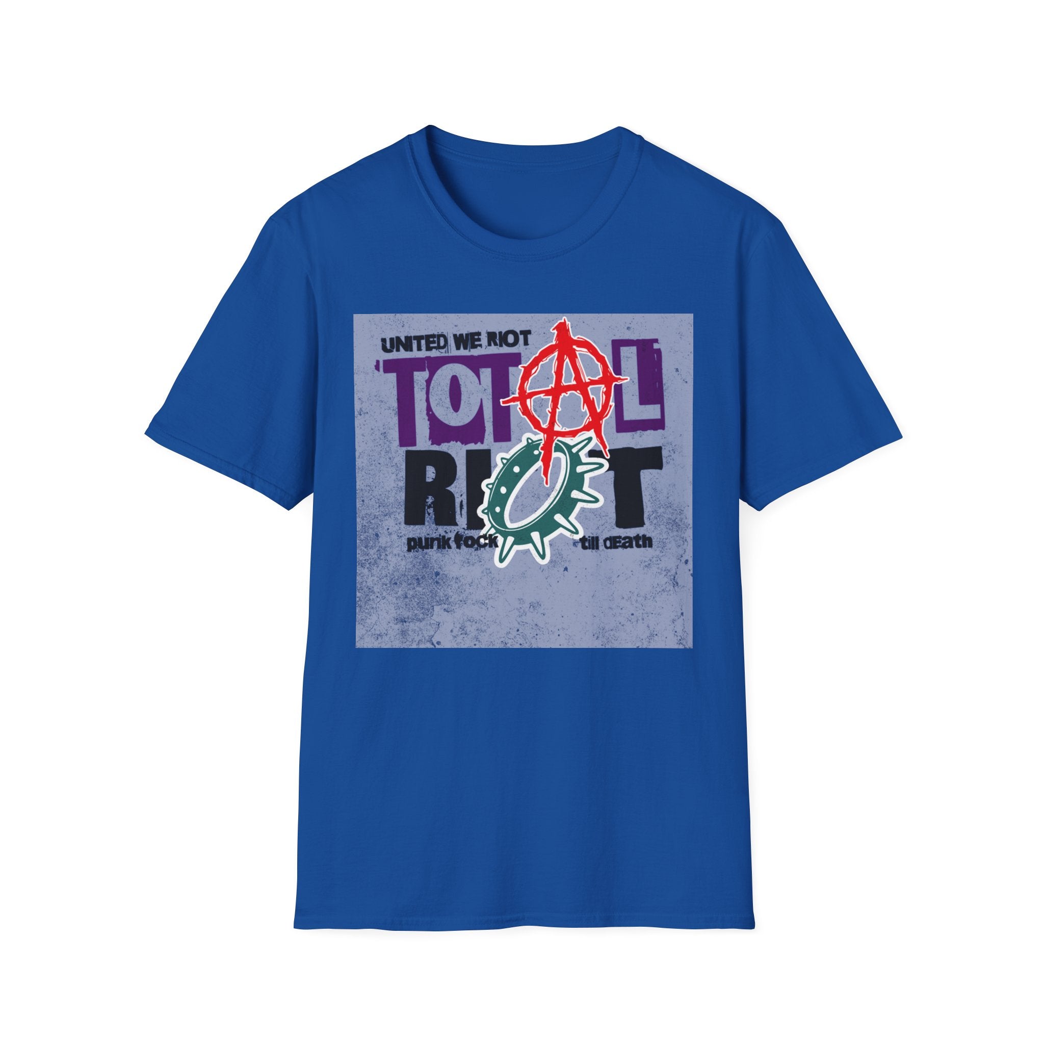 Total Riot Graphic T-Shirt — "United We Riot" Punk Anarchy Tee