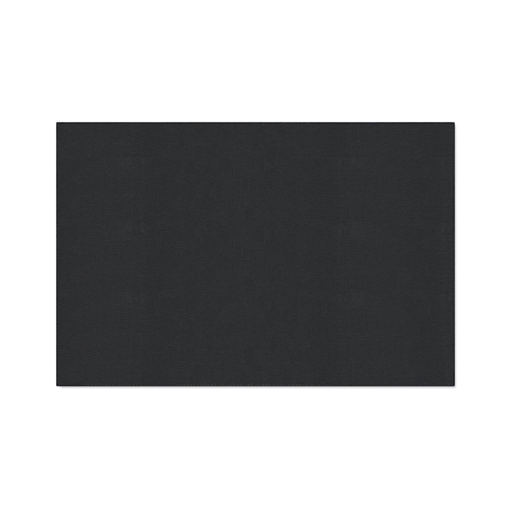 Abstract Teal & Gold Heavy-Duty Floor Mat Durable Entryway Rug