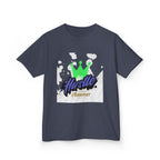 Kids Tee — 'Hustle Amour' Crown Graphic Shirt for Motivated Kids