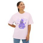 Graphic Tee — Purple Hooded Figure Streetwear T‑Shirt