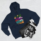 Good Vibes Great Ideas Hoodie — Retro Floral Positive Message Pullover