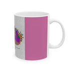 Fall Vibes Ceramic Mug — Autumn Floral Coffee Cup (11oz & 15oz)